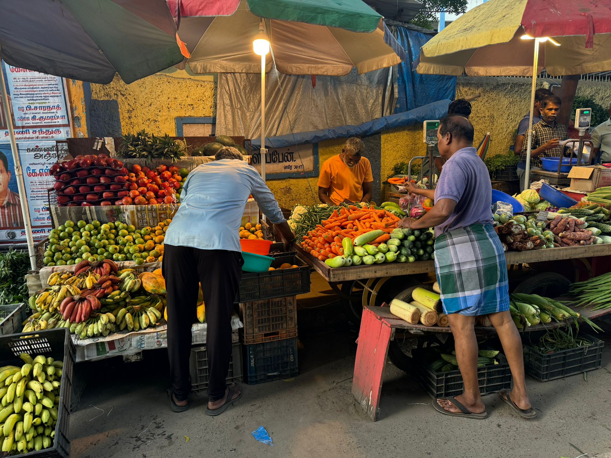 Moving Vegetable Stall — Mylapore